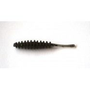 Силіконова приманка на хижу рибу, Taipan Midge, 1,6 дюйма, 20шт/уп, колір №01 Green pumpkin